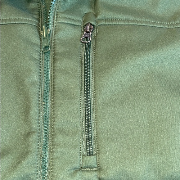 Columbia Sportswear XCO Softshell Jacket Mens Large Green Fleece Lined Outdoor - Picture 6 of 16